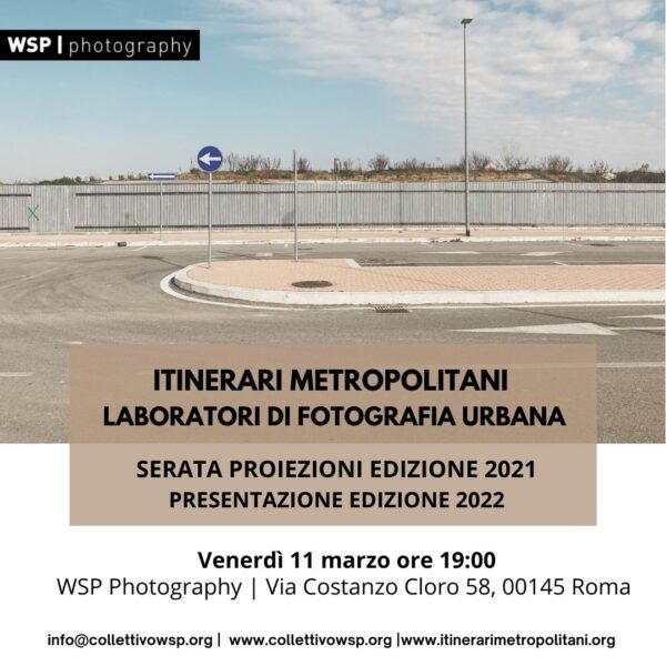 itinerari metropolitani serata proiezioni